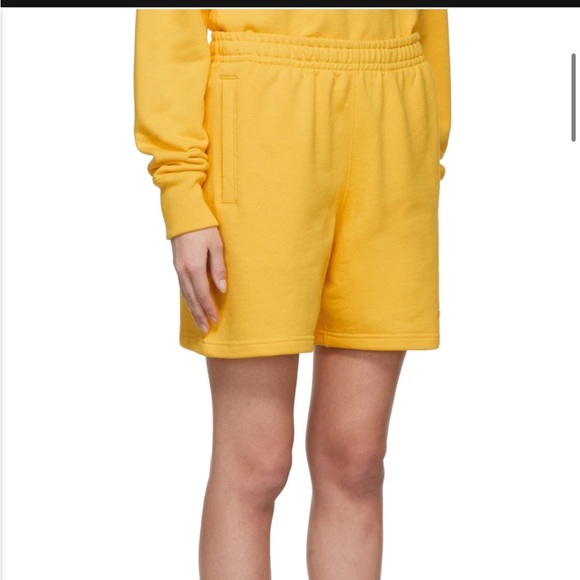 Adidas mustard Yellow Human Race Shorts - Picture 3 of 11